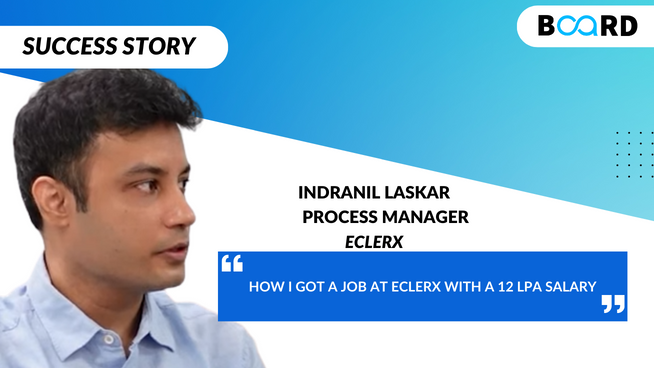 Moving from working at a BPO to eClerx as a Process Manager with a 12 LPA package