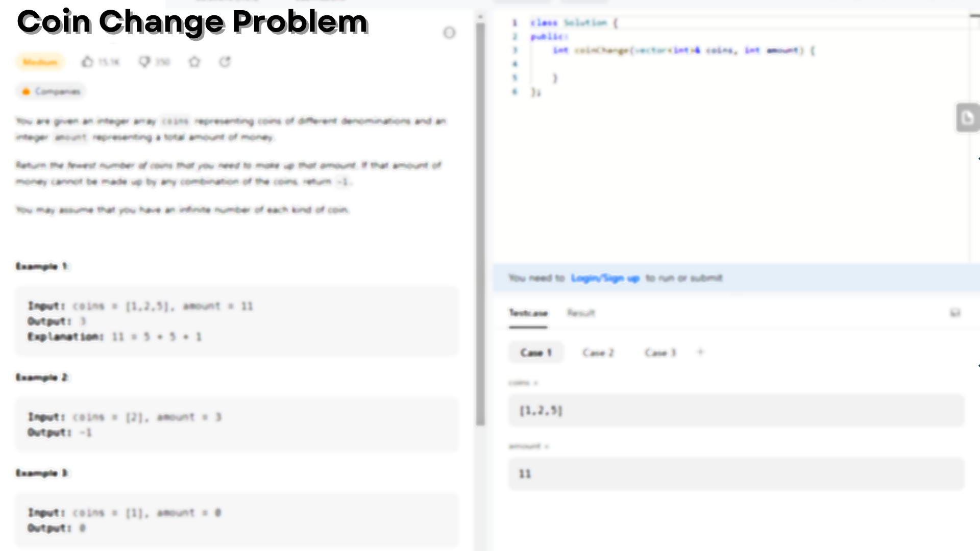 Coin Change Problem: DP and Recursion Approach