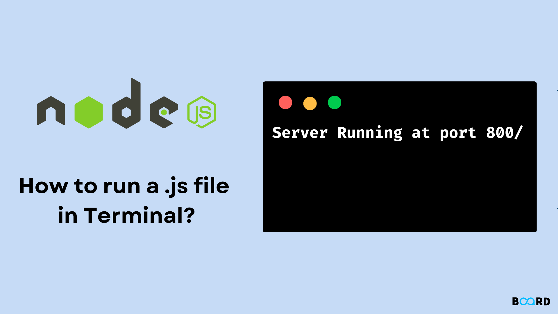 How to run .js file in the Terminal