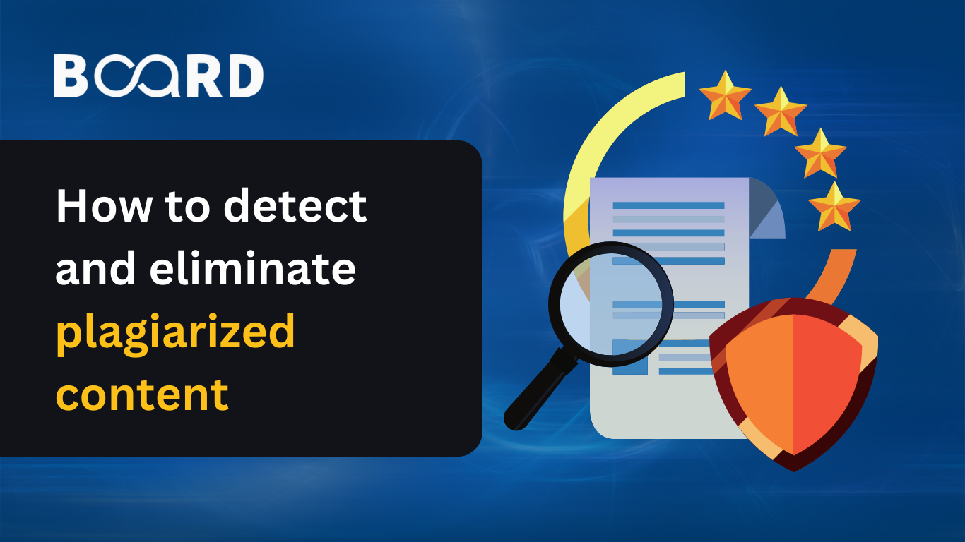 How to Detect and Eliminate Plagiarized Content?