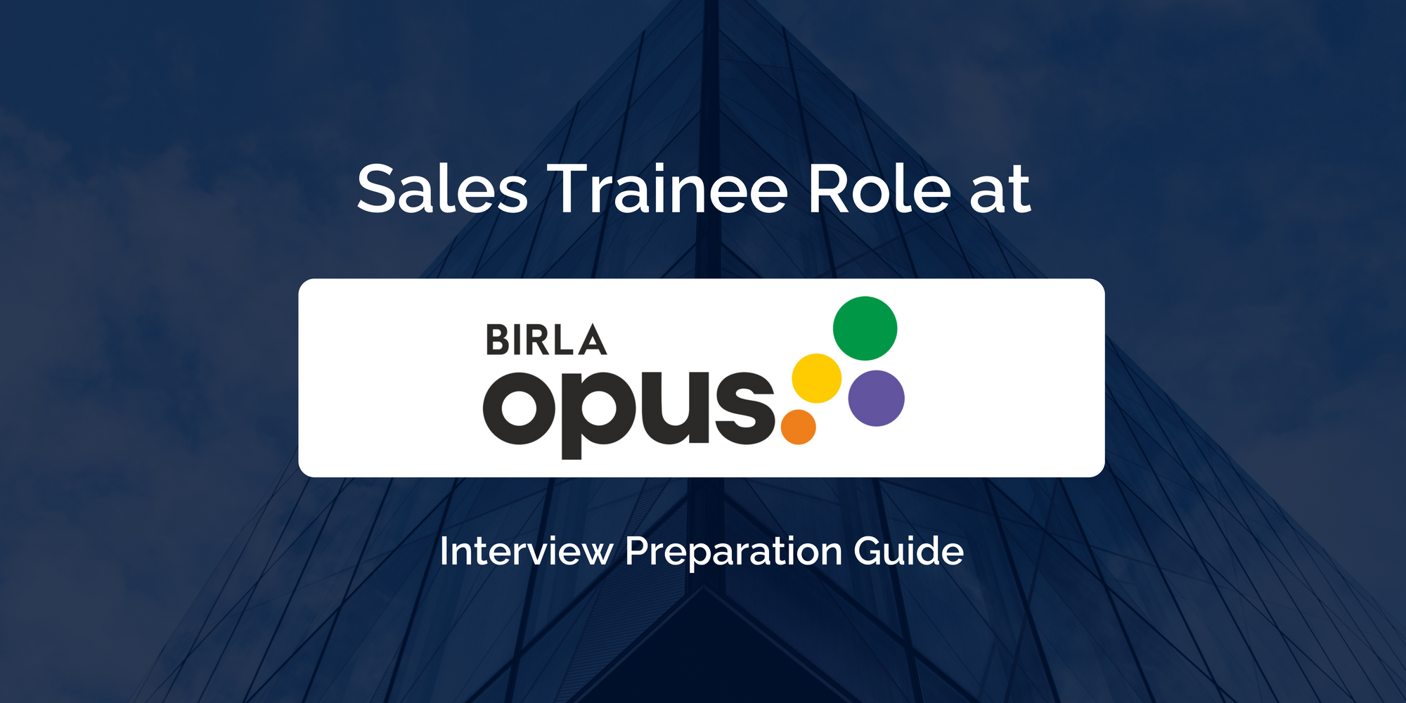 Birla Opus Paints: Ace Your Sales Trainee Interview- Key Preparation Tips for Success