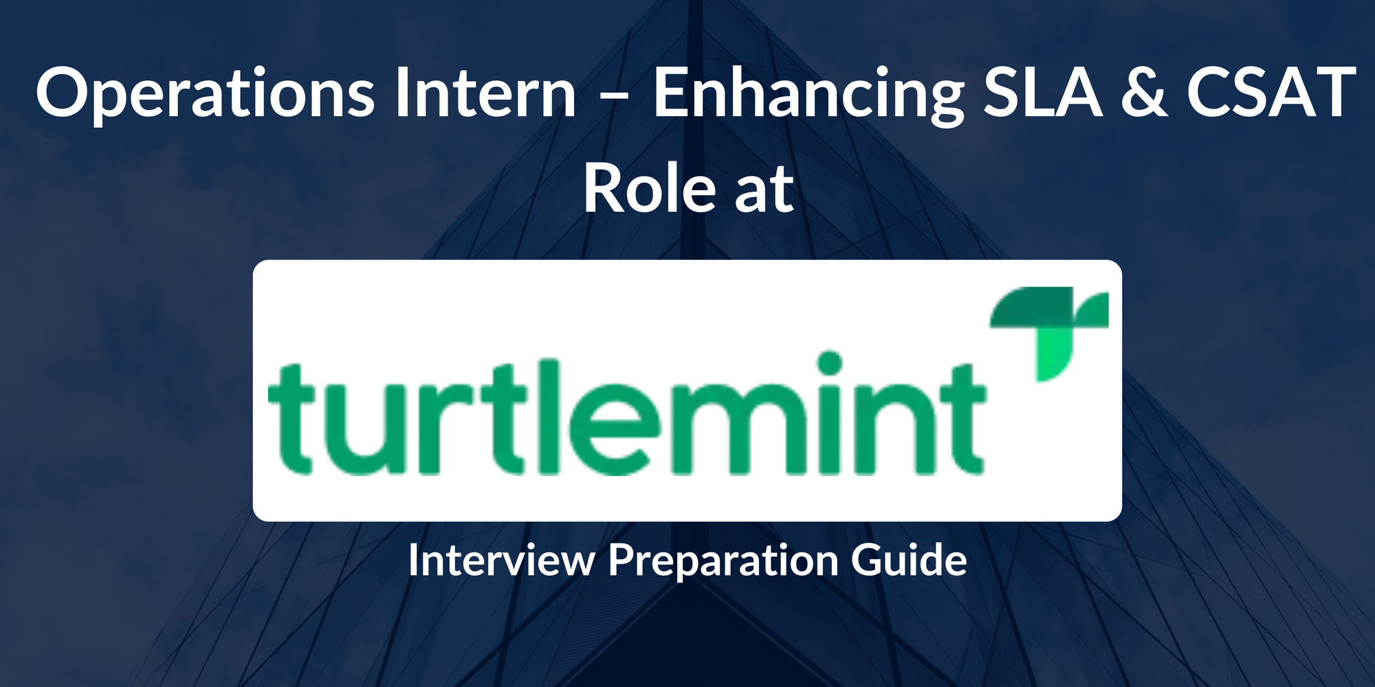 Turtlemint: Operations Intern Interview Preparation Guide