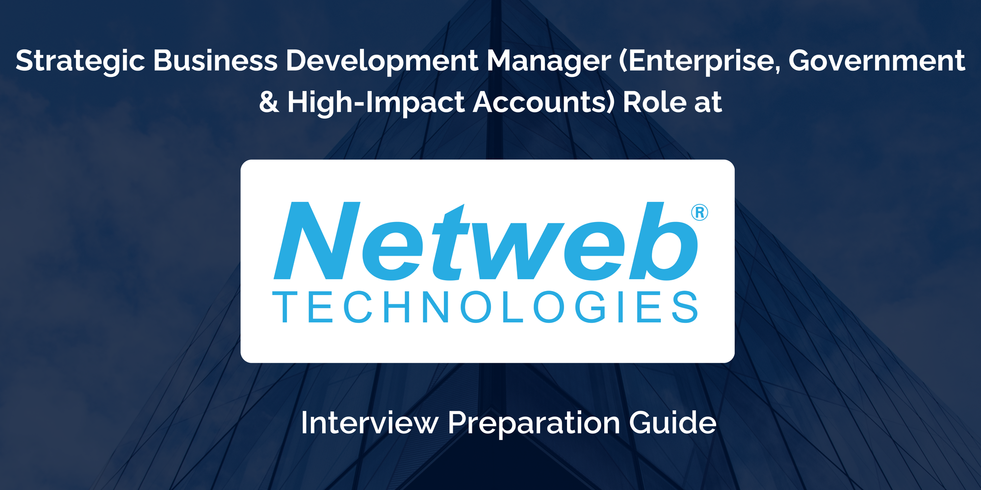 Netweb: Interview Preparation  For Strategic Business  Development Manager (Enterprise, Government & High-Impact Accounts) Role