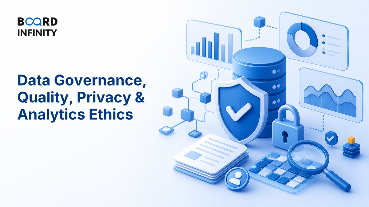 Data Governance, Quality, Privacy & Analytics Ethics