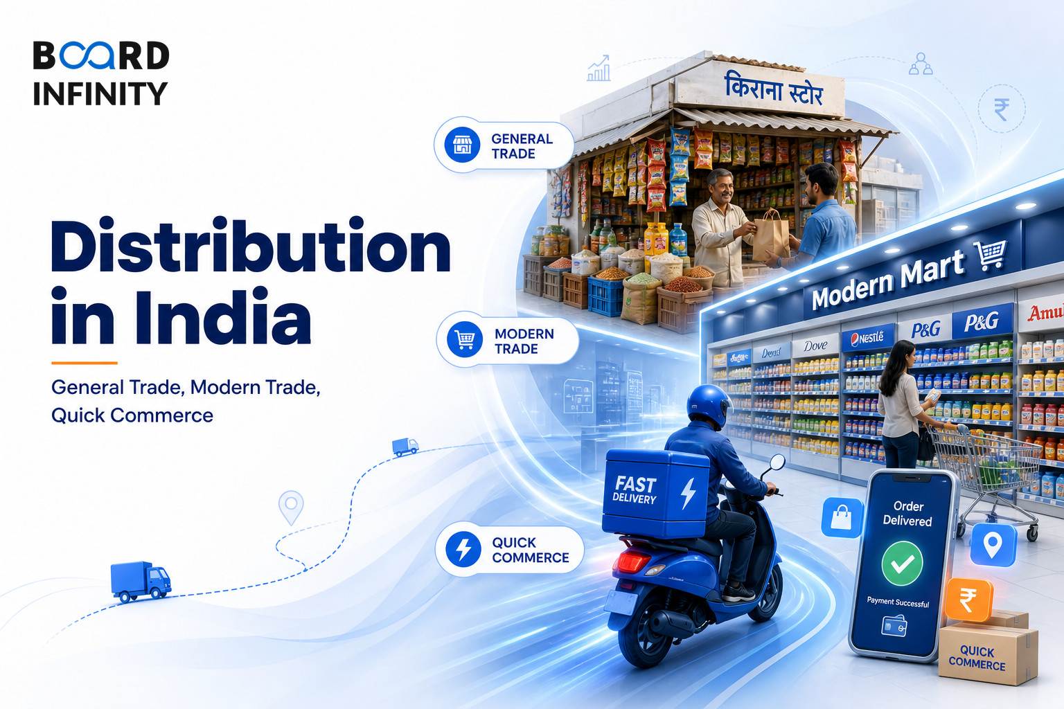 Distribution in India: General Trade, Modern Trade & Quick Commerce