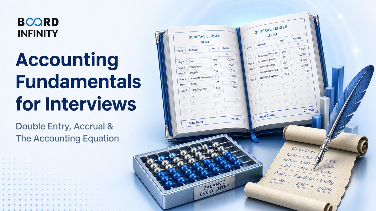 Accounting Fundamentals: Double Entry, Accrual & the Accounting Equation