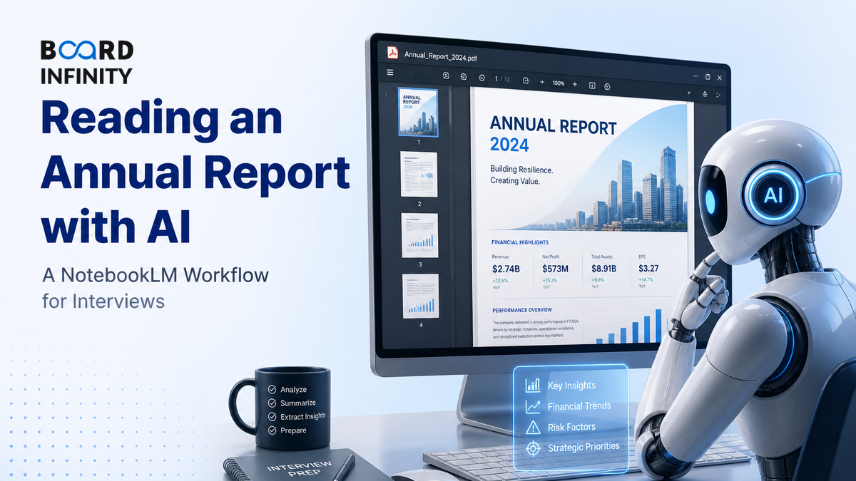 Reading an Annual Report with AI: A NotebookLM Workflow for Interviews