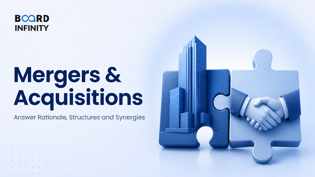 Mergers & Acquisitions: Rationale, Structures & Synergies