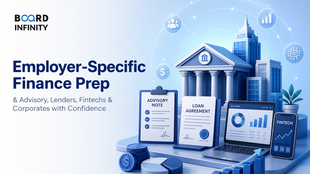 Employer-Specific Prep: Banks, Advisory Firms, Lenders, Fintech & Corporates