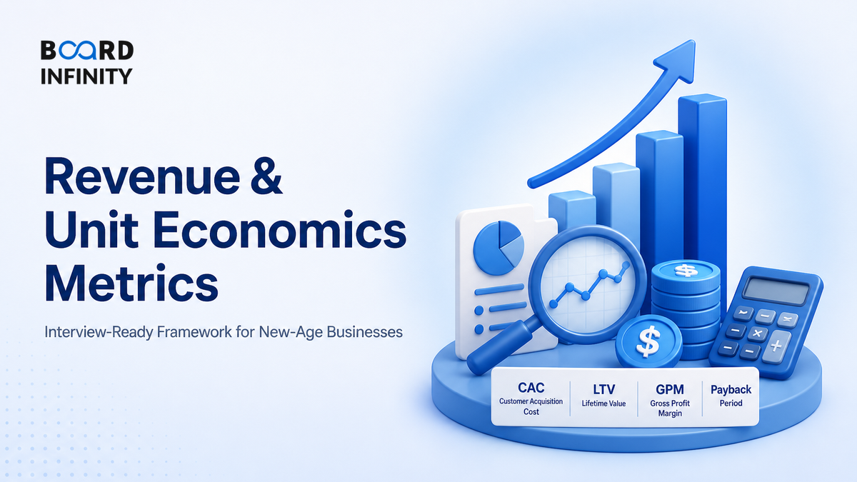 Revenue & Unit Economics Metrics for New-Age Businesses