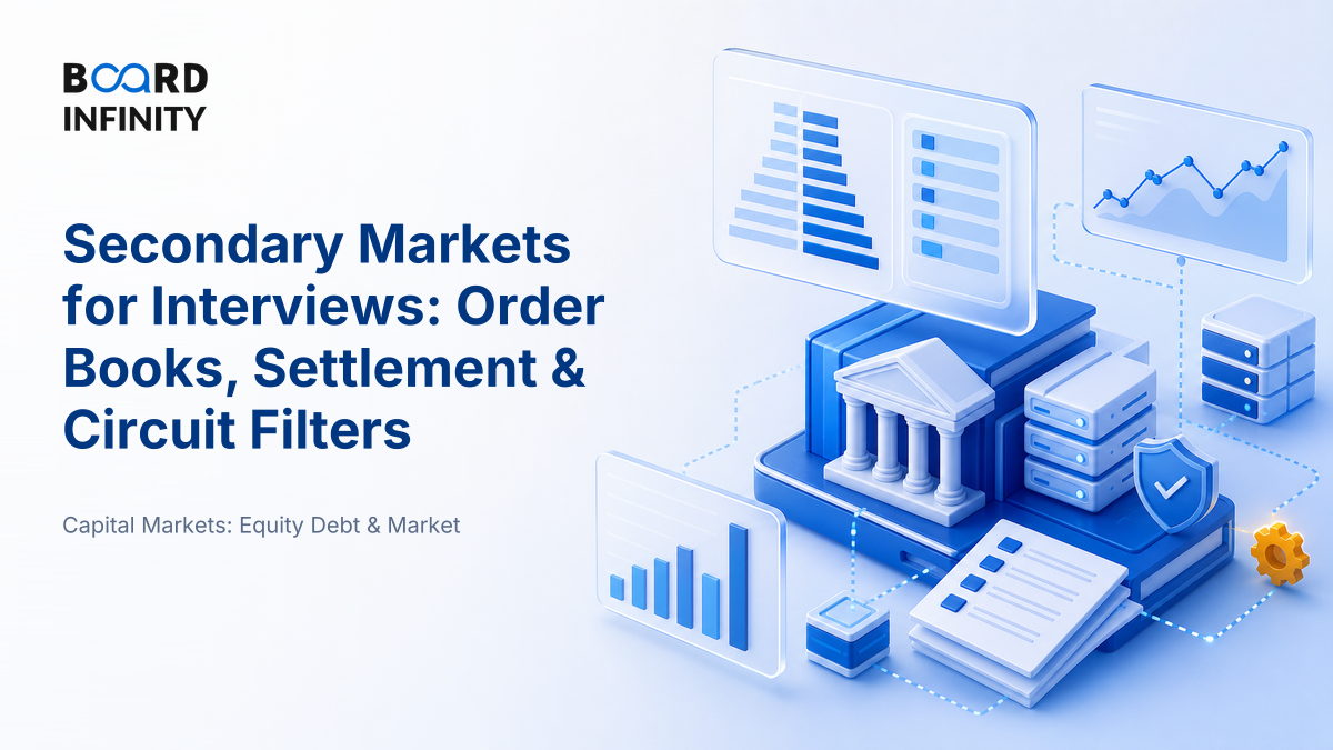 Secondary Markets: Order Books, Settlement & Circuit Filters