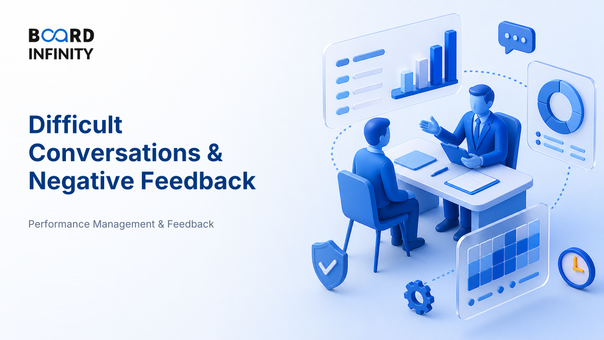 Difficult Conversations & Delivering Negative Feedback