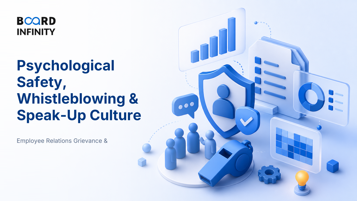 Psychological Safety, Whistleblowing & Speak-Up Culture