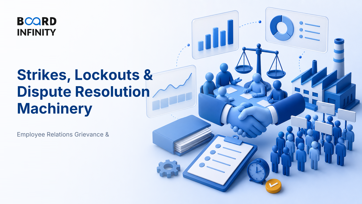 Strikes, Lockouts & Dispute Resolution Machinery