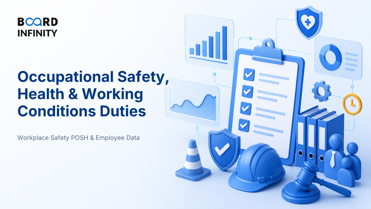 Occupational Safety, Health & Working Conditions Duties