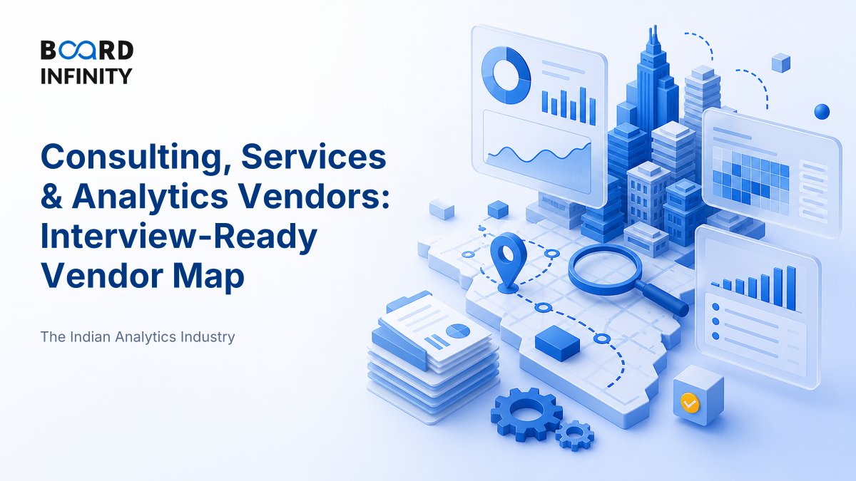 Consulting, Services & Analytics Vendors