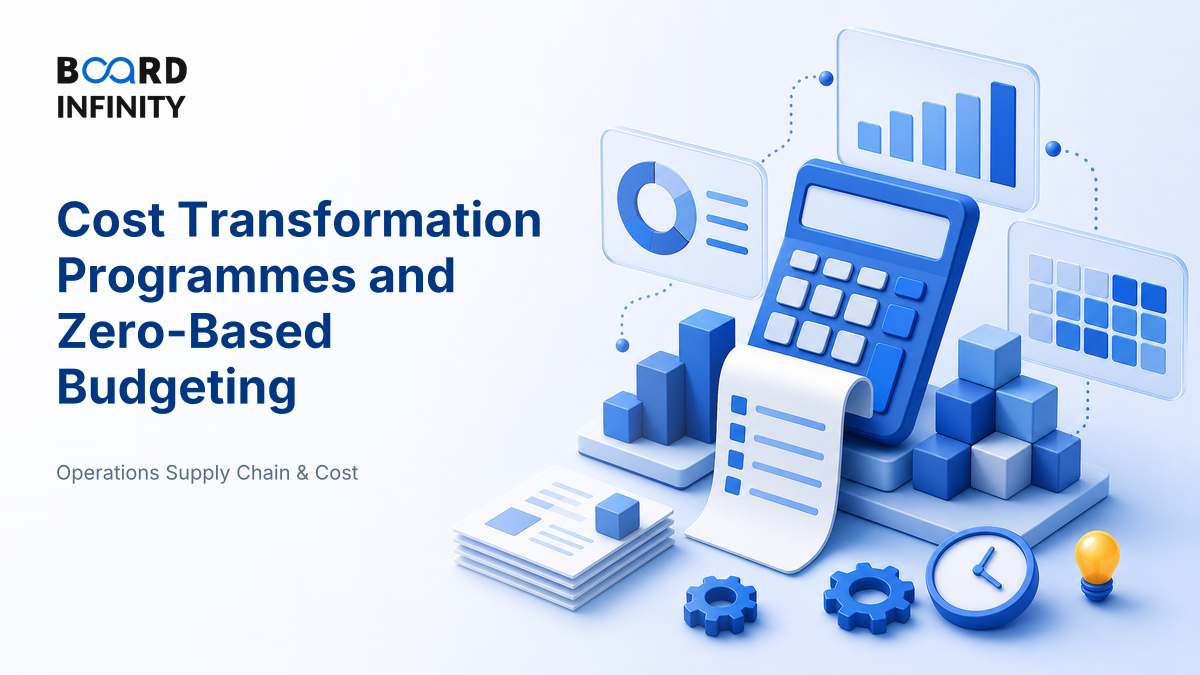 Cost Transformation Programmes and Zero-Based Budgeting