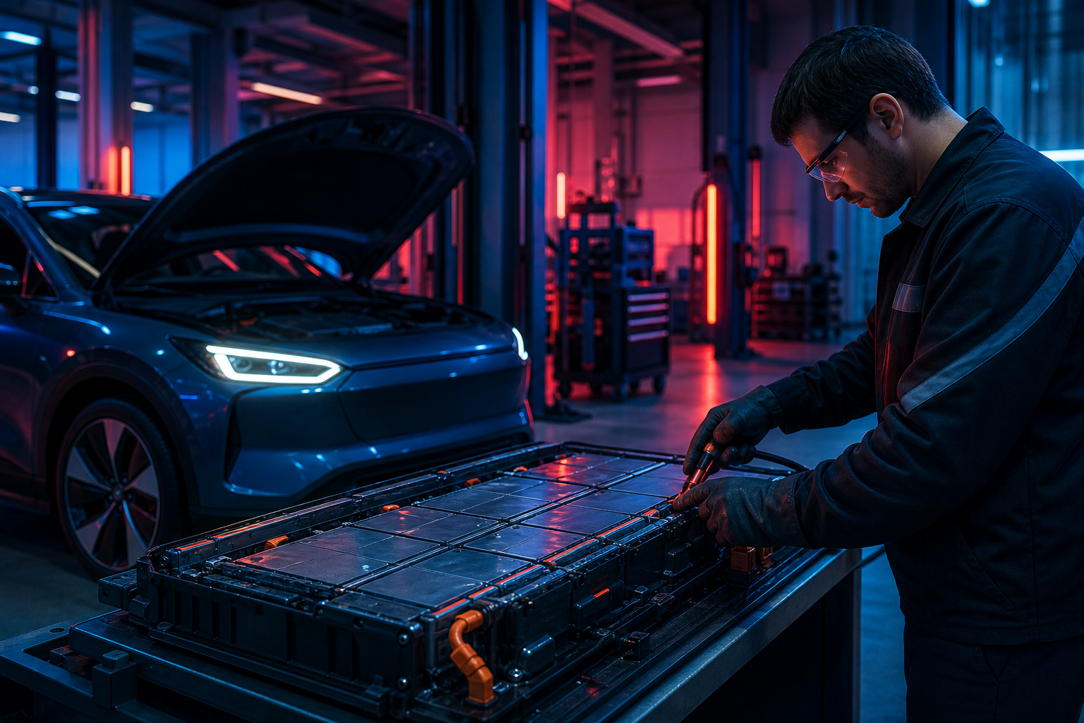 EV transition makes role change visible because the product, tools and safety routines all change together.