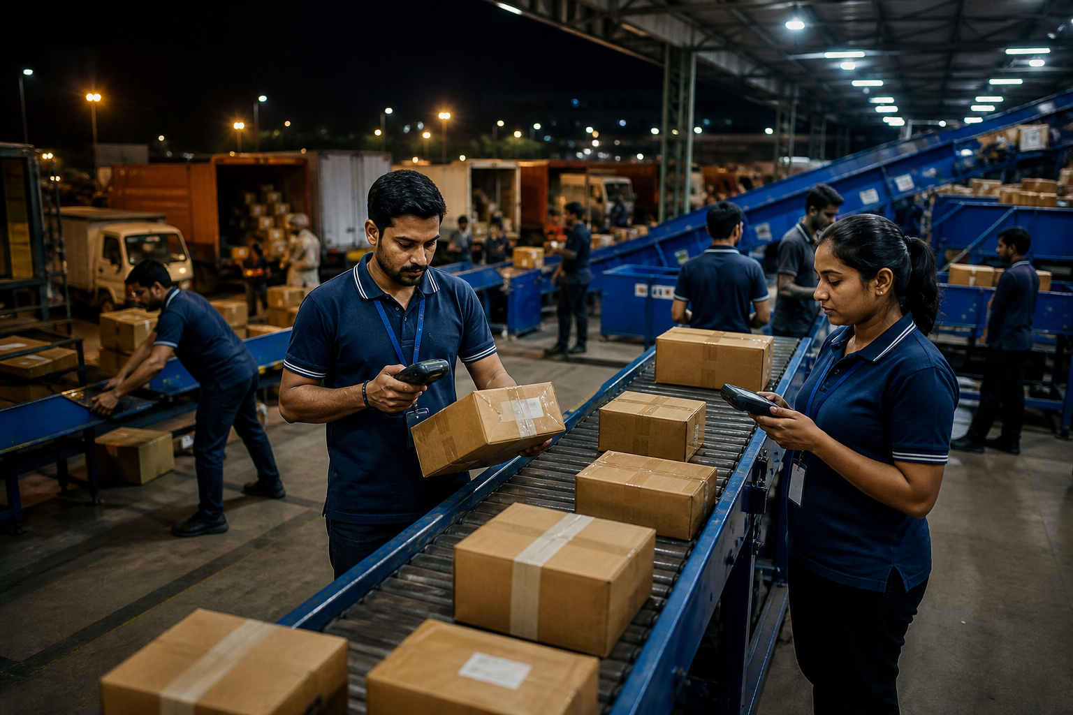 In logistics, the typical shipment and the delayed tail are two different management problems.