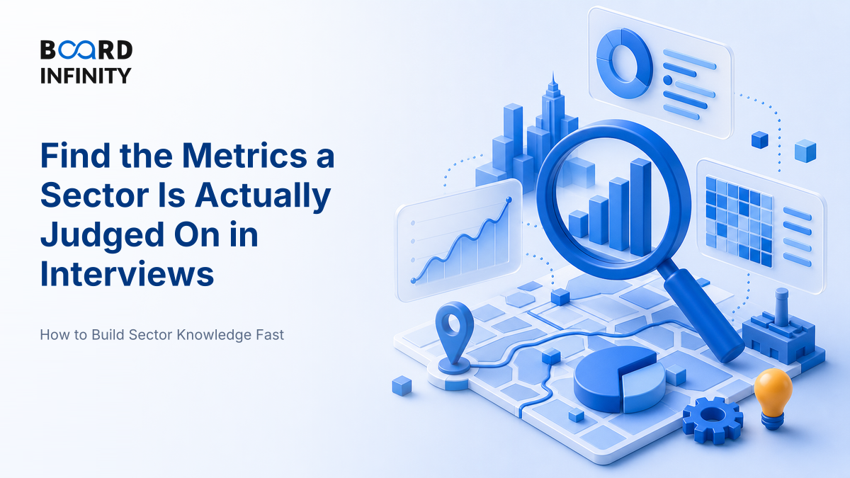 Finding the Metrics a Sector Is Actually Judged On