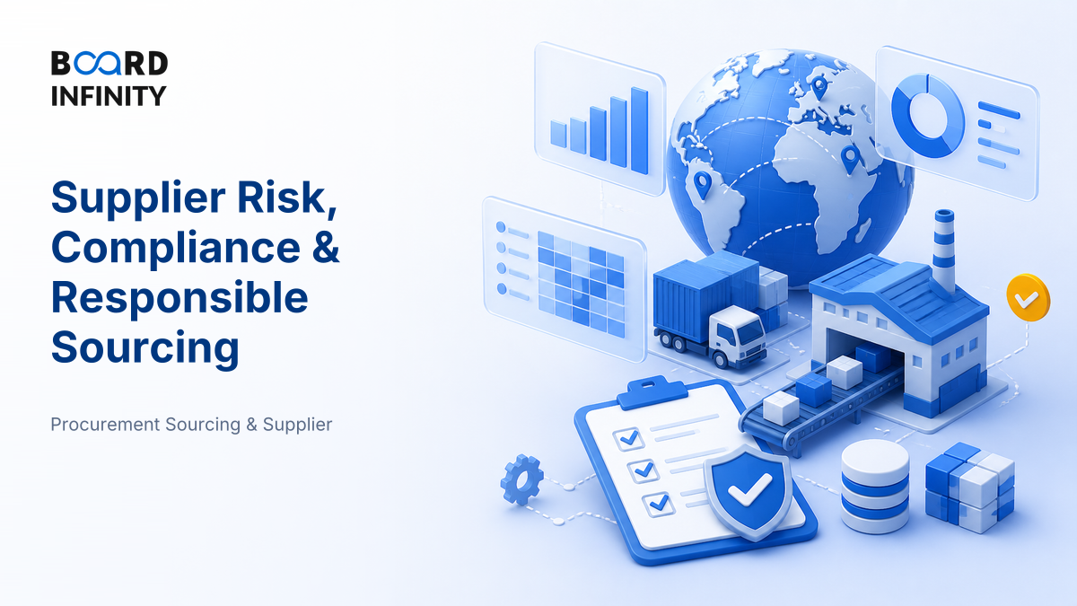 Supplier Risk, Compliance & Responsible Sourcing