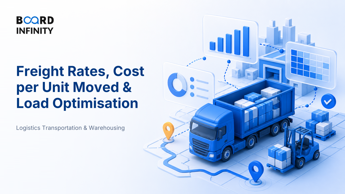 Freight Rates, Cost per Unit Moved & Load Optimisation