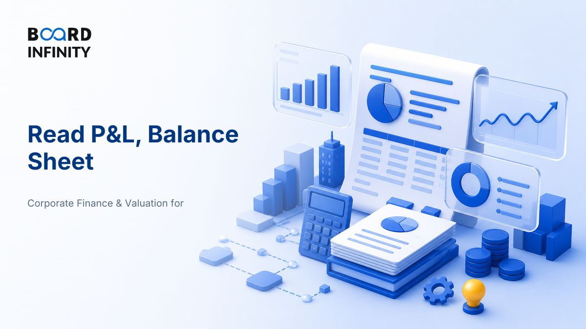 Reading a Profit and Loss, Balance Sheet & Cash Flow