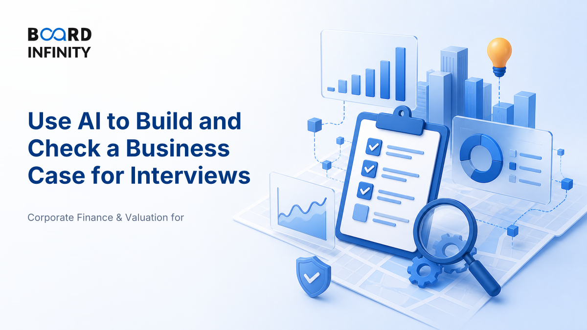 Using AI to Build and Check a Business Case