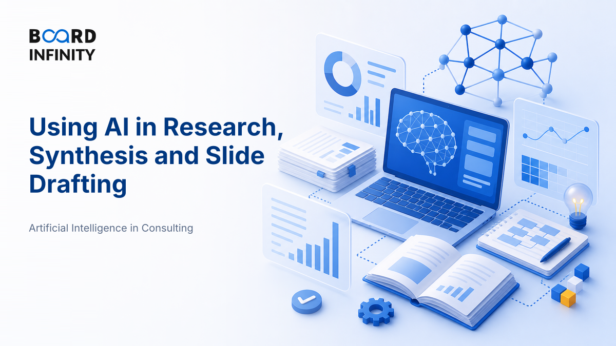 Using AI in Research, Synthesis & Slide Drafting