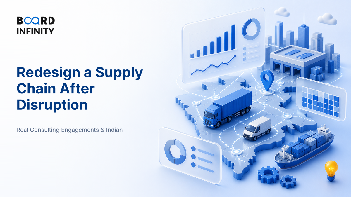A Supply Chain Redesign After Disruption