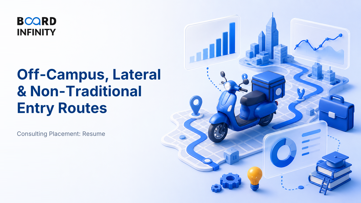 Off-Campus, Lateral & Non-Traditional Entry Routes