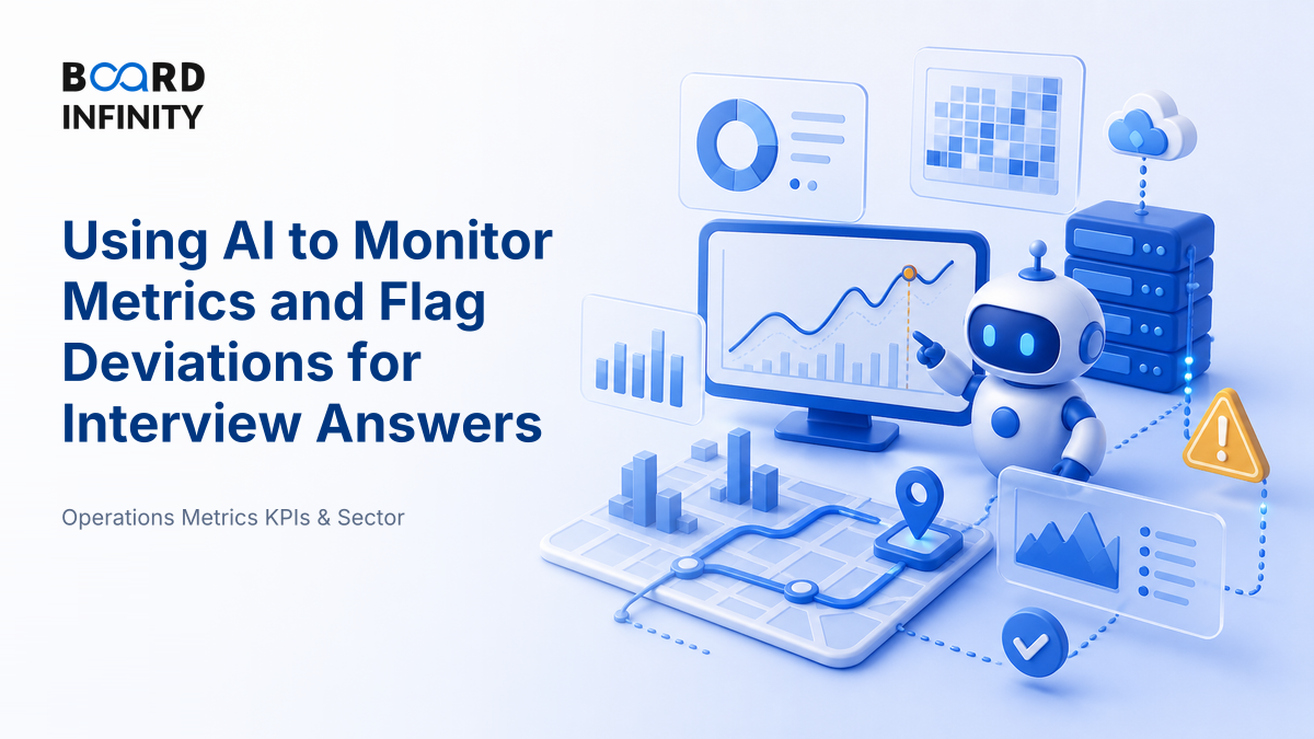 Using AI to Monitor Metrics and Flag Deviations