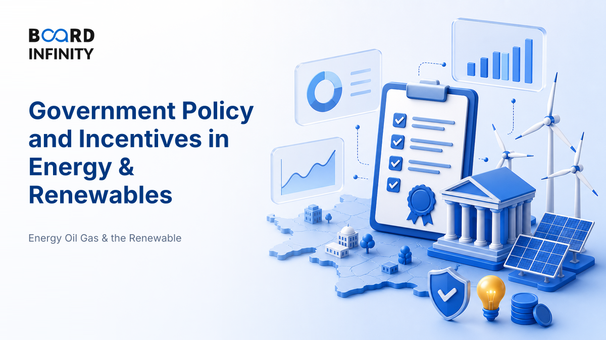 Government Policy and Incentives Shaping Energy & Renewables