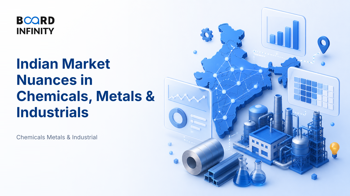 Indian Market Nuances in Chemicals, Metals & Industrials