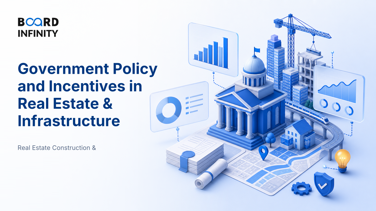 Government Policy and Incentives Shaping Real Estate & Infrastructure