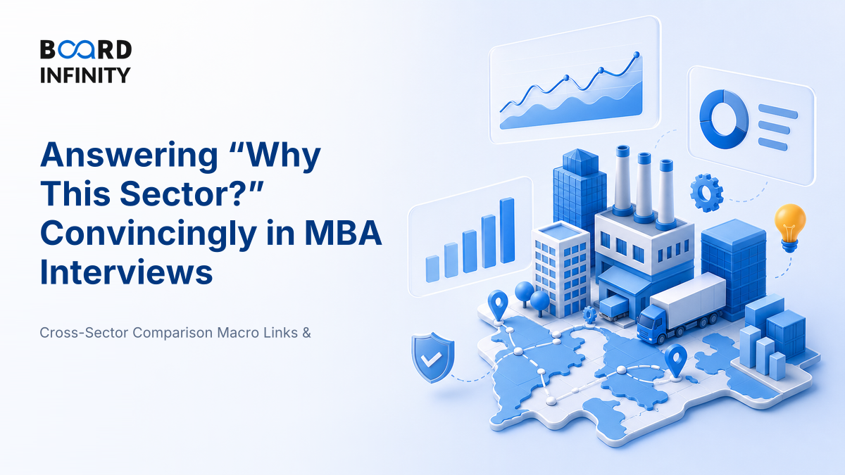 Answering 'Why This Sector?' Convincingly
