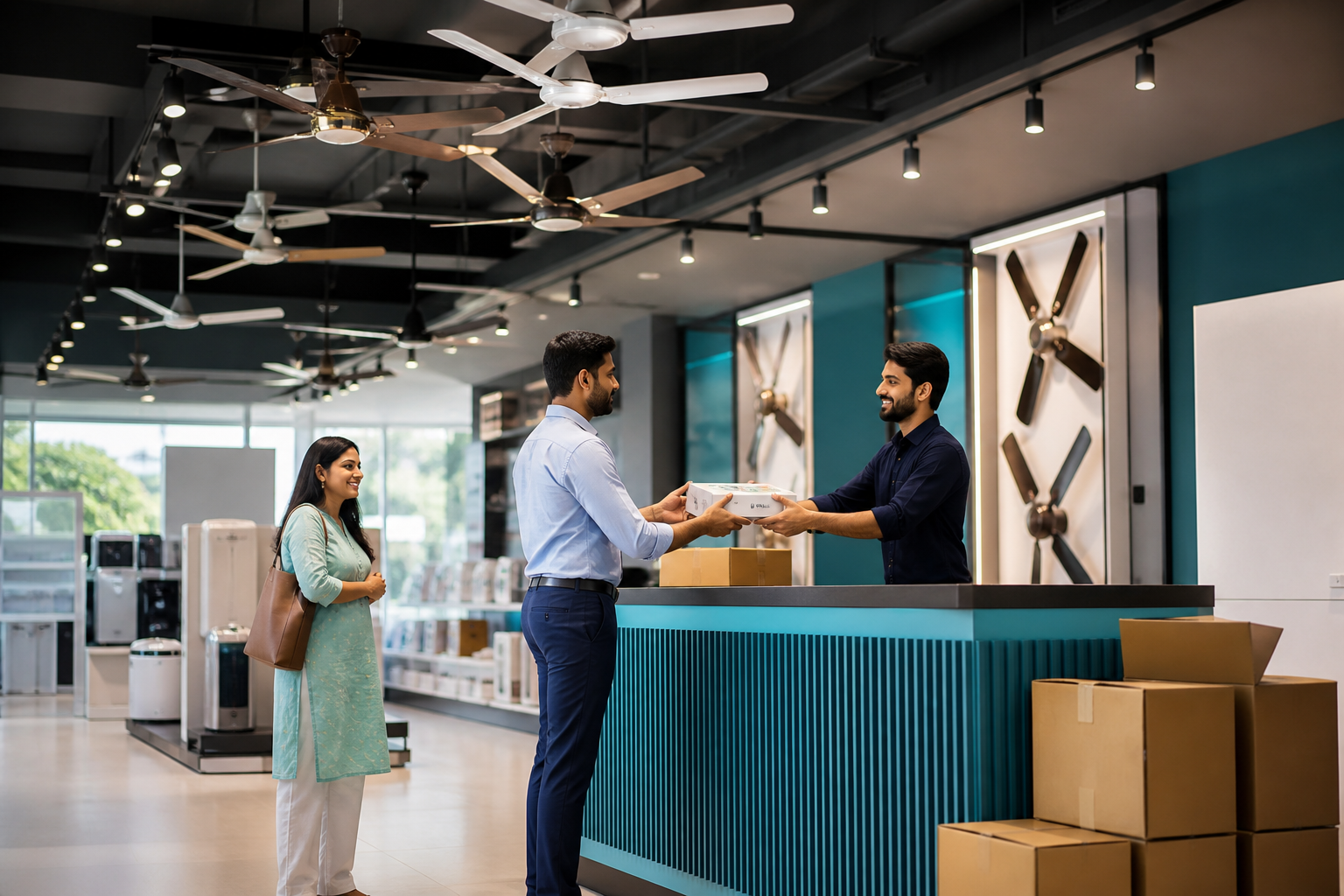 A bulky consumer-durable category makes distribution cost visible through space, handling and service needs.