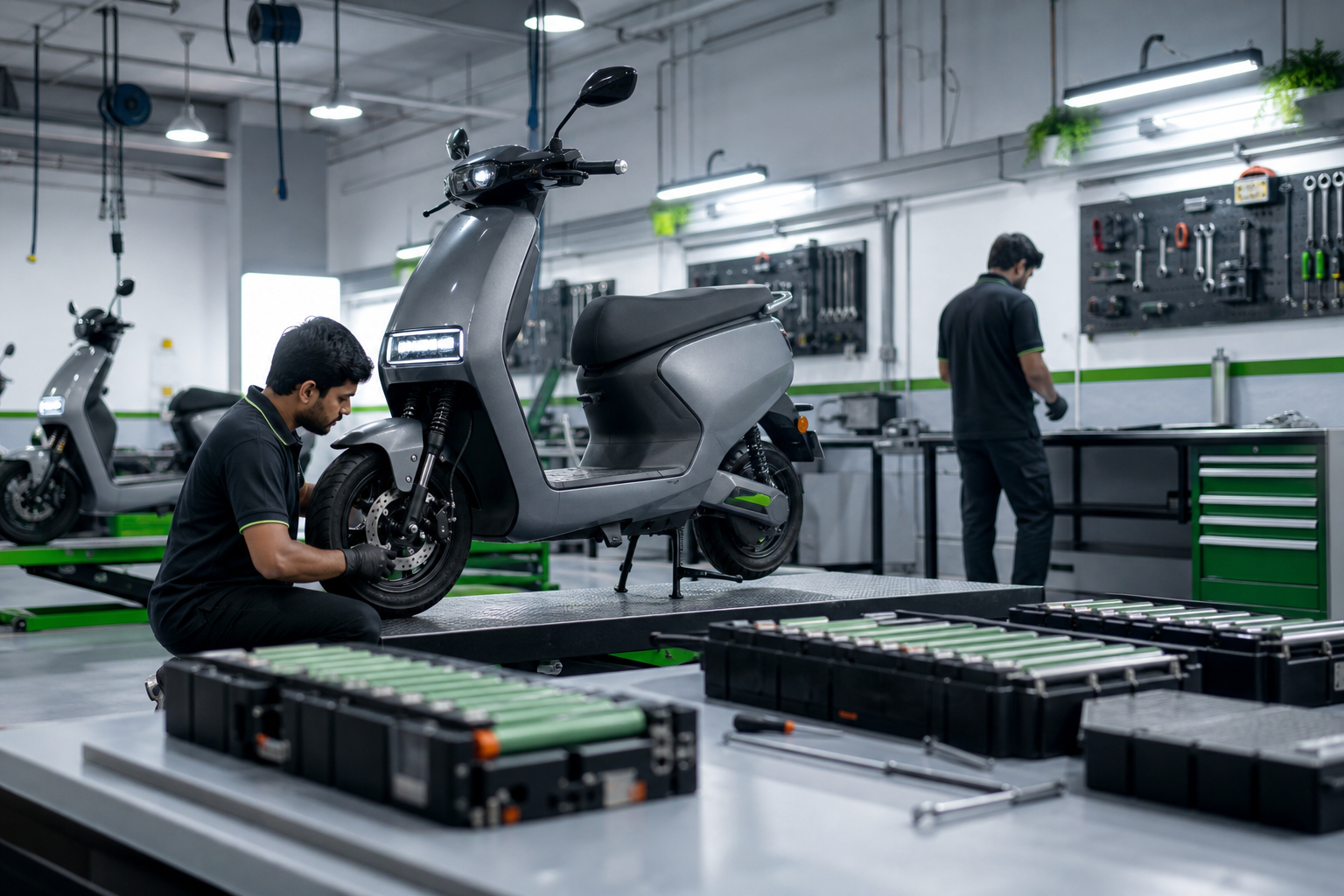 EV supply chains continue into diagnostics, battery service and product feedback long after the vehicle leaves the facto