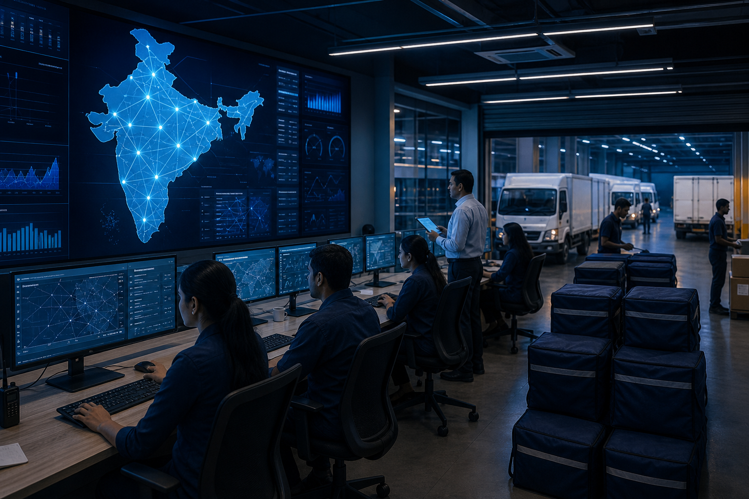 Logistics employers care about the invisible control system behind every visible delivery.