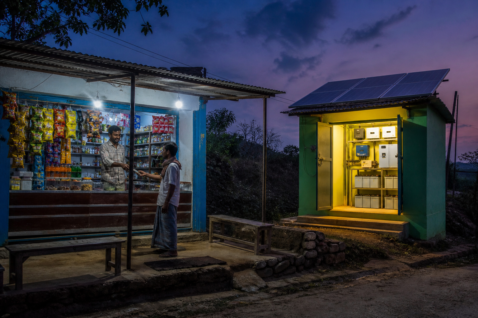 Distributed energy works when clean power becomes dependable enough for daily business, not just symbolic access.
