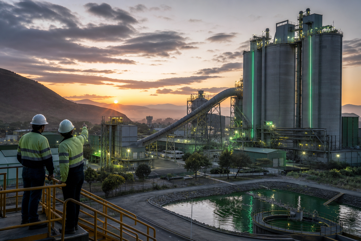 Cement plants make resource efficiency tangible because every tonne produced carries energy, water and material conseque