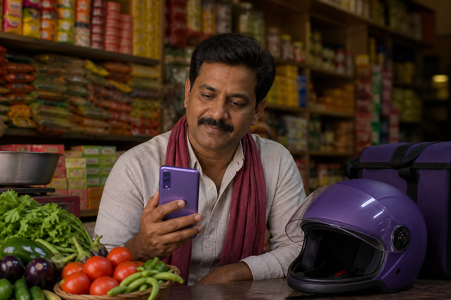 The policy story becomes memorable when you picture digital public infrastructure meeting the neighbourhood store.
