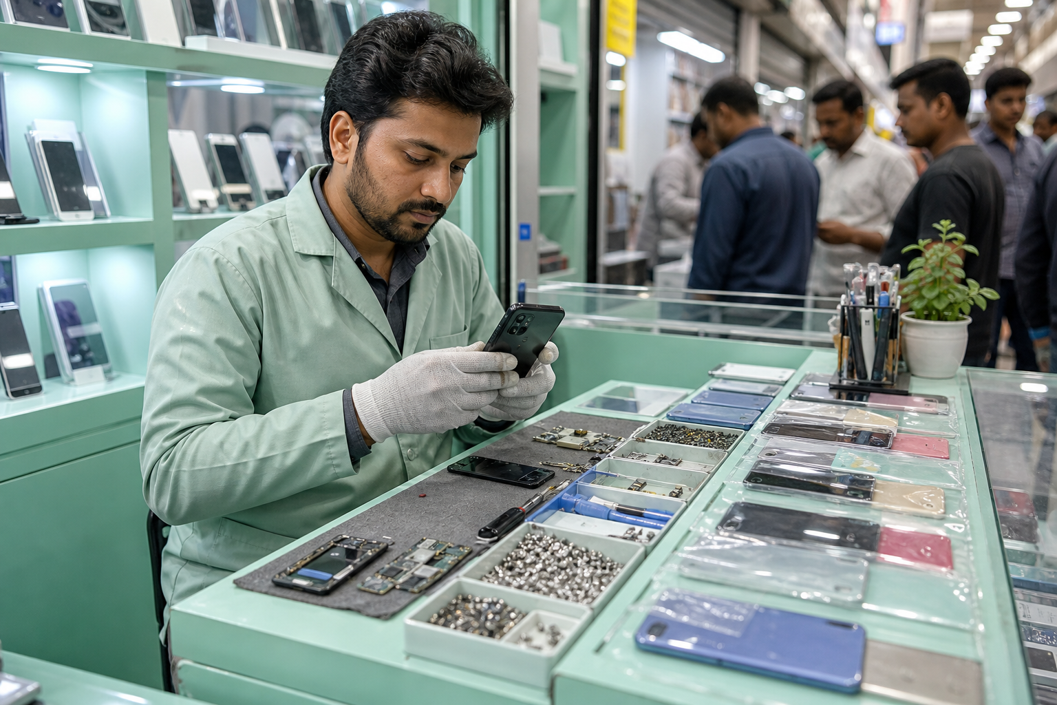 Circularity becomes real when a used device is inspected, graded and routed instead of discarded.