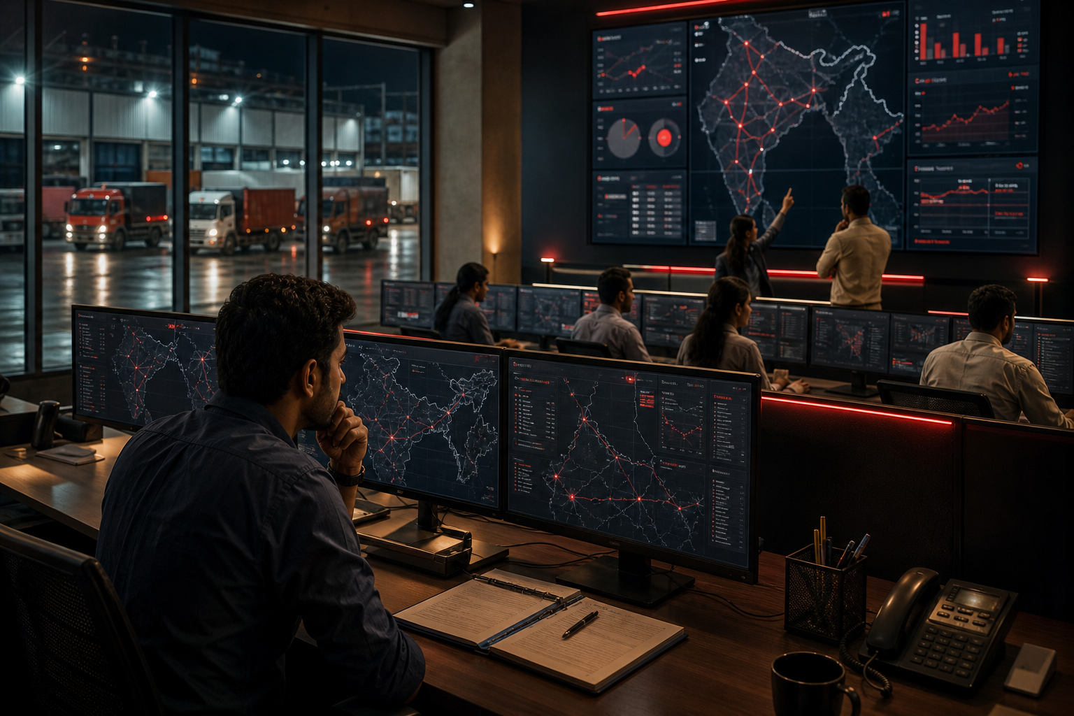 The control tower idea becomes real when planners can see disruptions early and coordinate the next move.