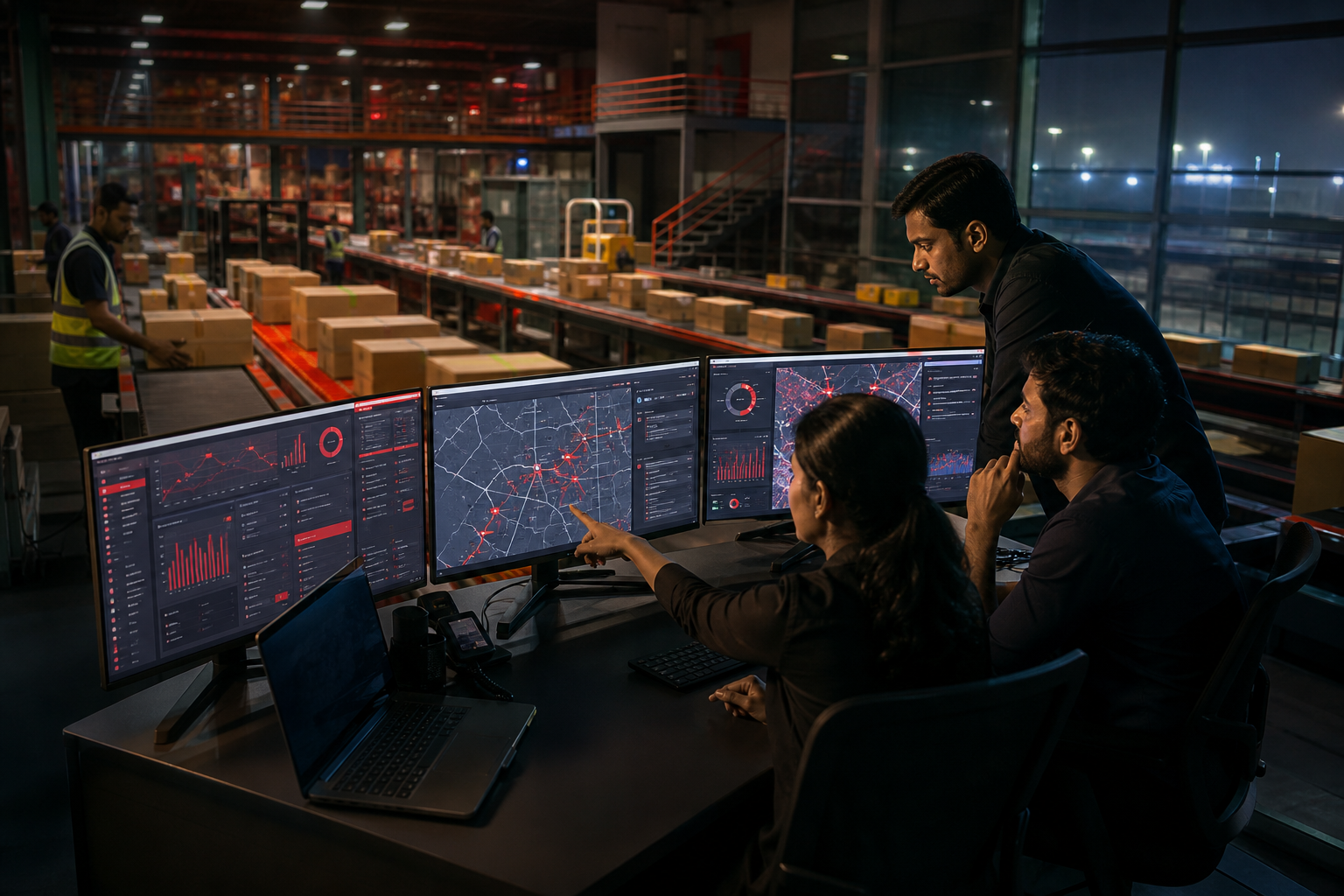 The strategic value of advanced logistics is often in the control room, not only on the truck.