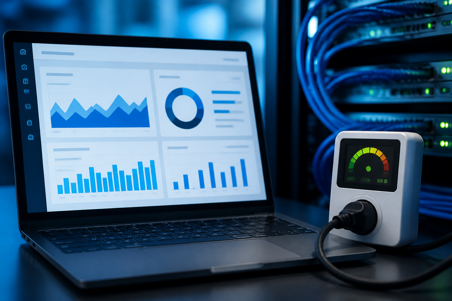 AI-enabled sustainability reporting is most useful when digital dashboards connect back to real physical consumption.