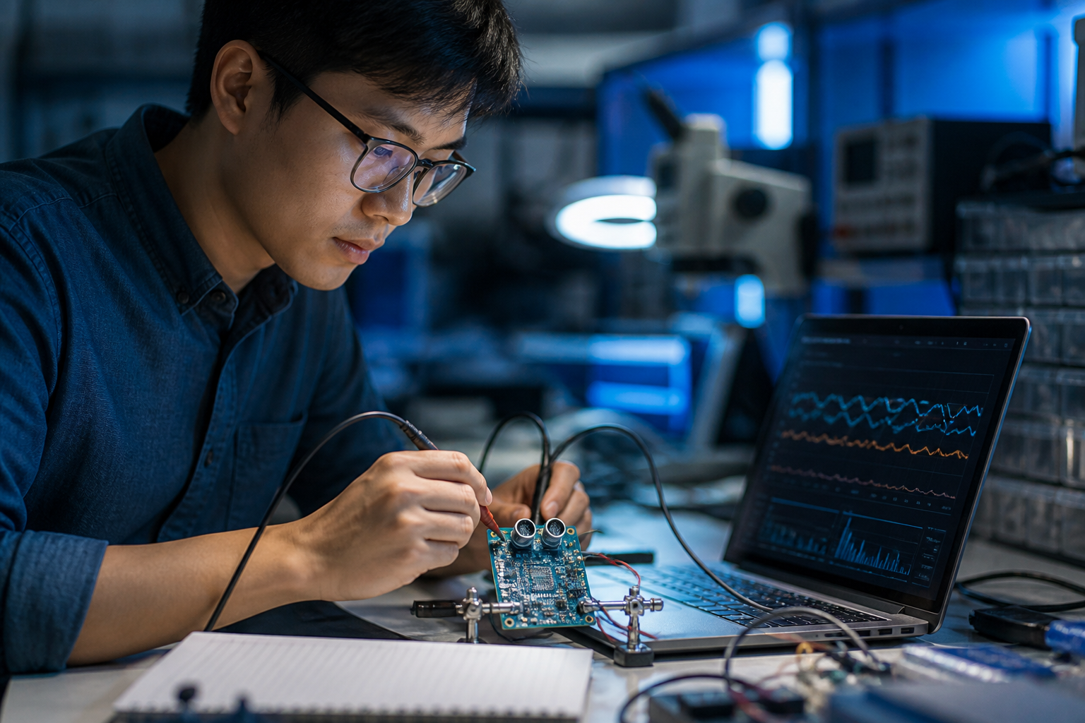 Edge AI becomes real when intelligence moves from a distant cloud into a constrained device on an engineer's bench.