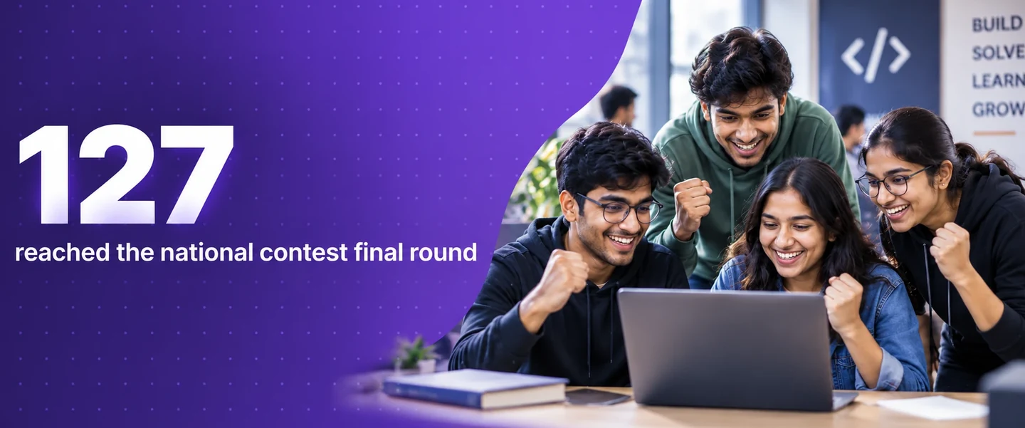 127 reached the national contest final round